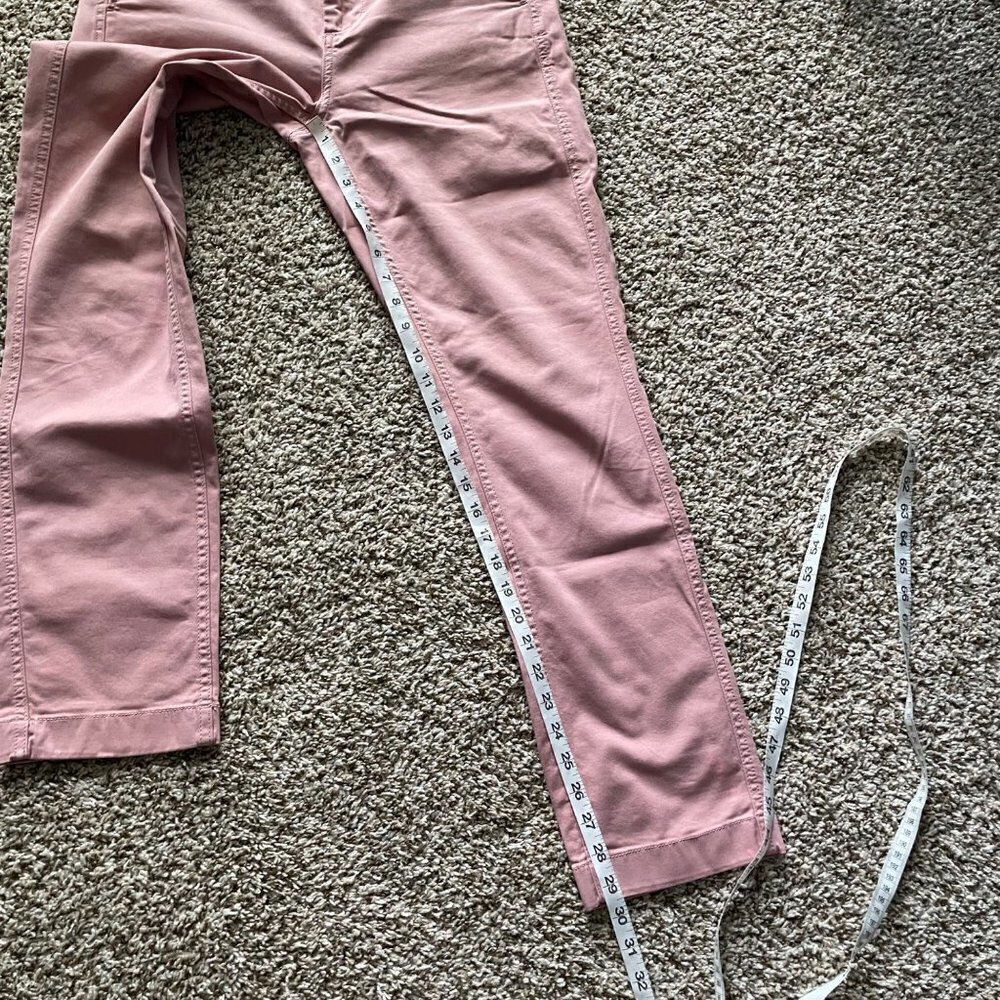 J. Crew Slim Broken-In Boyfriend Pink High Rise Jeans Women's Size 26 Tall - Picture 9 of 10